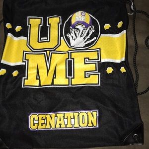 John Cena Drawstring Bag